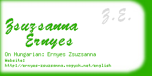 zsuzsanna ernyes business card